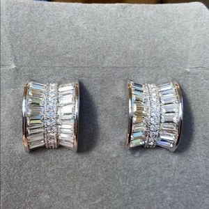 1980s iconic Nolan Miller rhinestone earrings